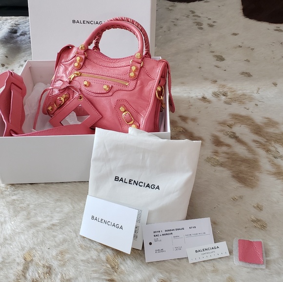 Balenciaga Handbags - SOLD Balenciaga Giant 12 Gold Mini City